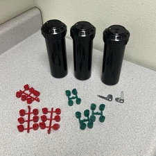 K2 K-Rain Pop-Up Sprinkler Head - Adjustable Sprinklers- 3 Pack W/ Keys