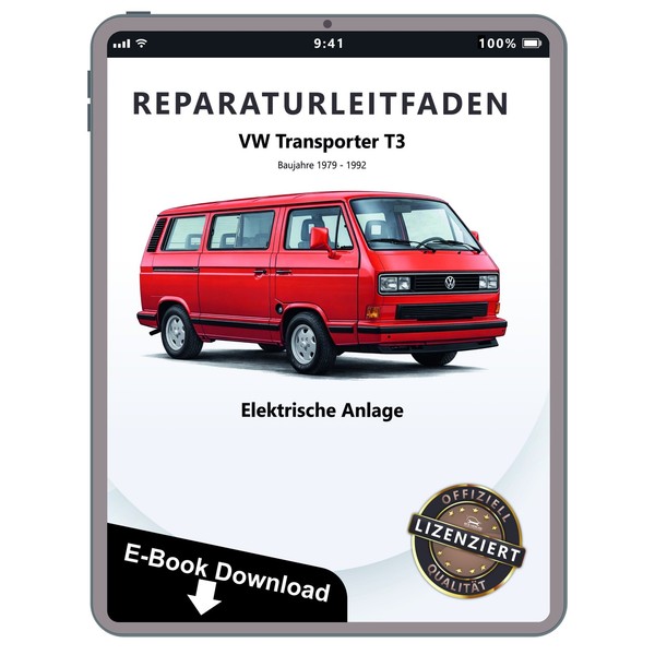 Vw Transporter T3 (79-92) Elektrische Anlage Systeme Reparaturhandbuch Download-image