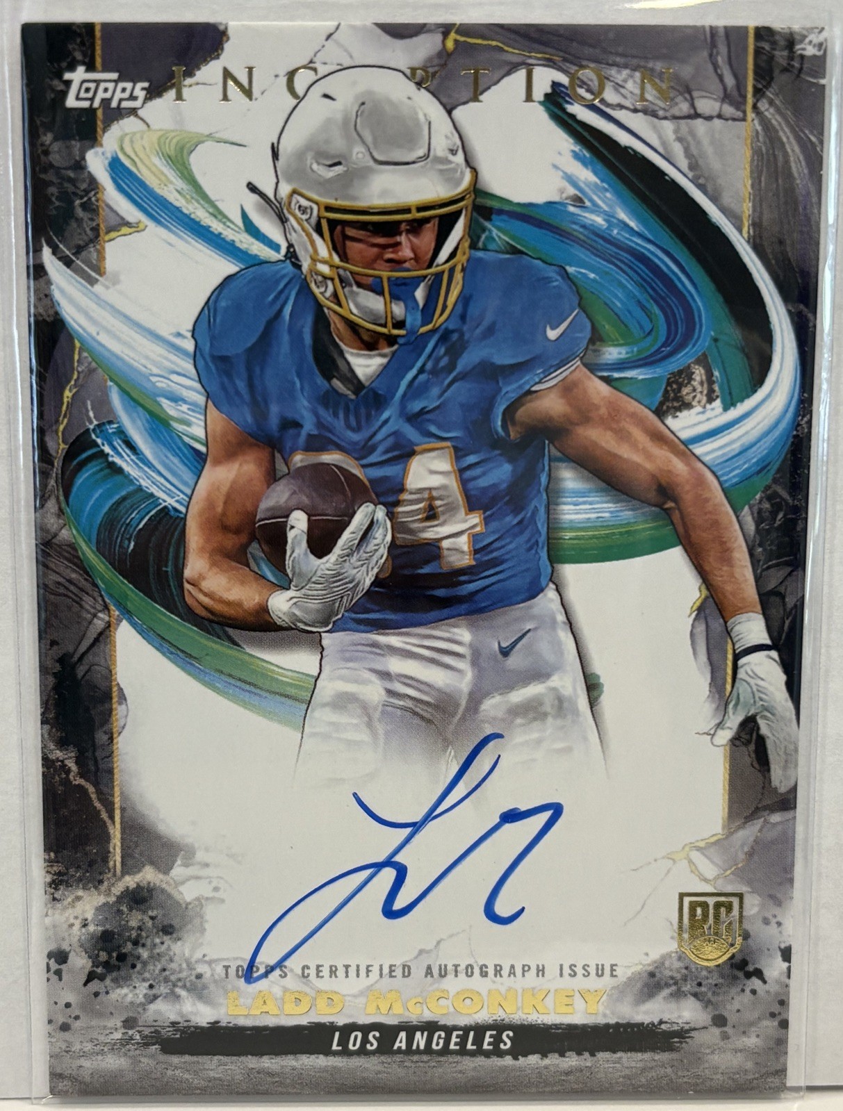 ⚡️ 2024 Topps Inception - Rookie Autographs Ladd McConkey #RA-LM (AU, RC) 🔥