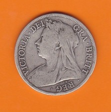 1894 Queen Victoria Half-Crown Silver