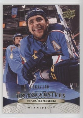 2011-12 Upper Deck UD Exclusives 65/100 Dustin Byfuglien #1 0d14