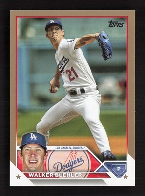 2023 Topps #391 Walker Buehler Gold #/2023