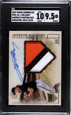 2023 Panini Chronicles Pastime Jackson Holliday Relic GOLD /25 SGC 9.5 w/10 AUTO