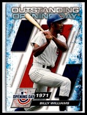 Billy Williams 2021 Topps Opening Day Outstanding Opening Day #OOD-7 Cubs