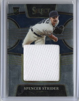 2022 Panini Select #RJS-SS Spencer Strider Rookie Jumbo Swatch