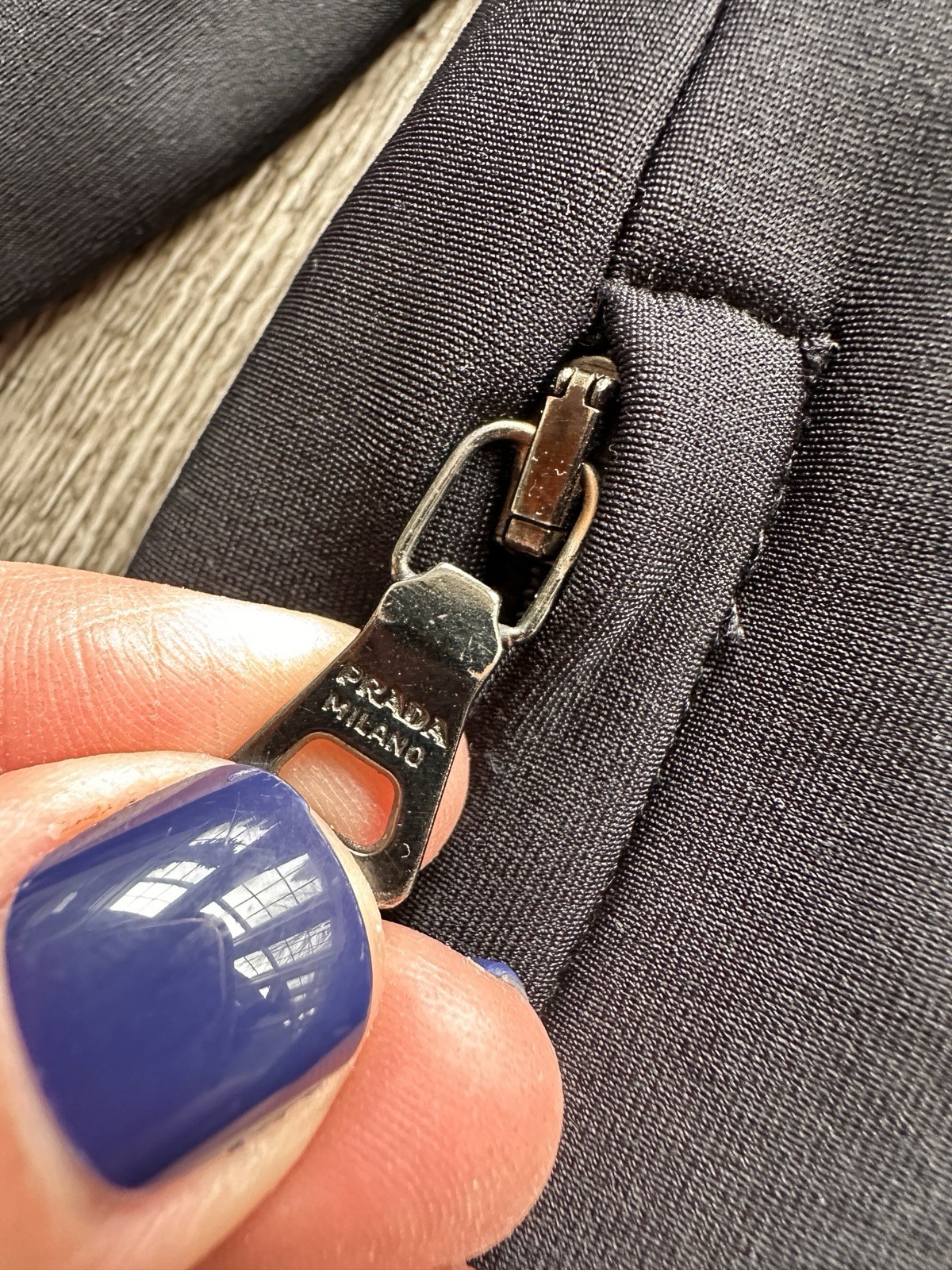 PRADA Soft Shell Jacket Nylon/Shell Mix Double La… - image 4