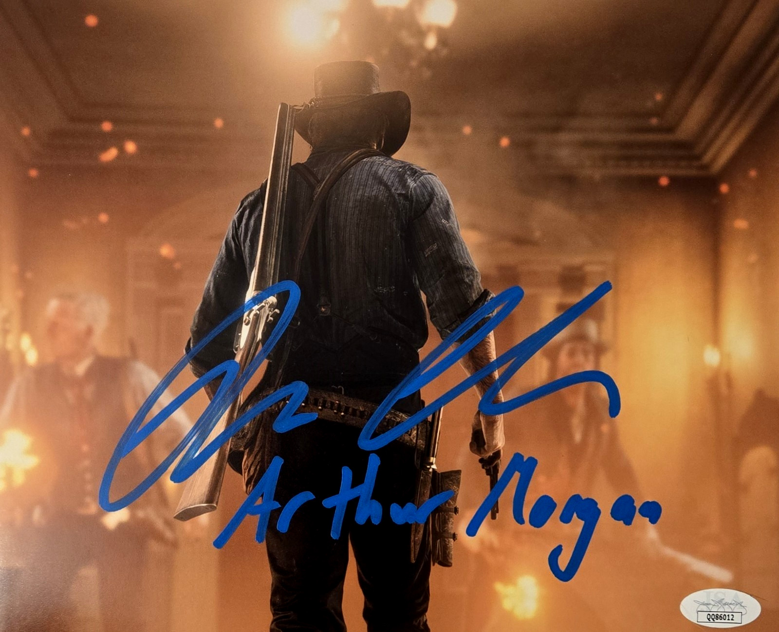Arthur Morgan Signed Photo Red Dead Redemption Roger Clark Autograph 8x10 JSA 12
