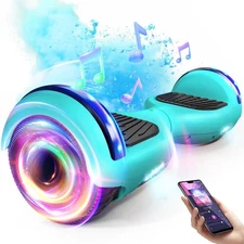 Hoverboard Self-Balancing Electric 6.5'' Bluetooth Music & LED Light EScooter