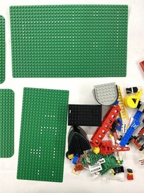 18LB VINTAGE 1969-1976 RARE LEGO LOT YARD,QUARRY,HOSPITAL,POLICE,CARAVELLE,VILLA