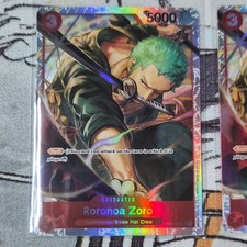 Bandai One Piece Card Game Roronoa Zoro OP01-025 Holo Character EN