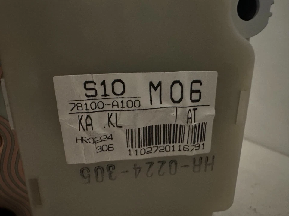 Cuadro de instrumentos velocímetro tablero 1997-2001 Honda CR-V EX & SE 221.478 millas Foto 2 de 4