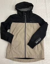 H&M Kinder-Windjacke mit abnehmbarer Kapuze, Schwarz/Beige, Gr. 164