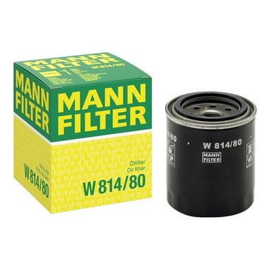 Ölfilter MANN-FILTER W 814/80 für Rover Hyundai Opel Isuzu Aixam 200 II H100