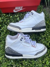 Size 4.5y 6w - Jordan 3 Retro Mid White Cement Reimagined