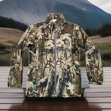 Columbia Youth L 14/16 Fleece Jacket Camo Full Zip Outdoor Hunting Warm