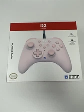 HORIPAD Turbo Wired Controller for Nintendo Switch 2 – Cozy Pink - Brand New
