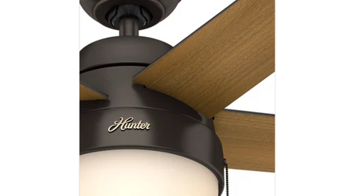 Hunter Fans - Anslee 46 Inch Ceiling Fan with LED Light Kit and Pull Chain-Matte - Picture 3 of 4