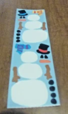 NEW Mrs. Grossman’s Stickers - Build A Snowman 1998 Retired