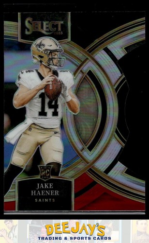 2023 Panini Select #186 Jake Haener Black and Red Prizms Die Cuts
