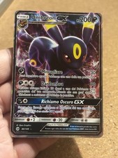 Umbreon GX 80/149 Full Art Holo Sole E Luna Rara Carta Pokemon Ita Poor Played