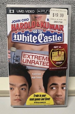 Harold & Kumar Go to White Castle UMD Video PSP Extreme Unrated EB Games 