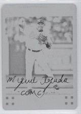 2007 Topps Printing Plate Black 1/1 Miguel Tejada #439 9cy