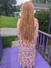 64 Real Human Hair Red hair Dreadlock Natural Extensions Rastas Ginger