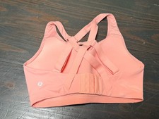 Lululemon Women s Size 34D Dew Pink Energy Sports Bra High Support B-DCups EUC