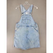 Gap Denim Shortalls Mens XS Light Wash Vintage 90s Carpenter Overalls
