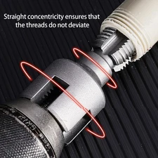 Pipe Threading Kit with 1/2" 3/4" Dies Plumbing Accessories For Home Improvement