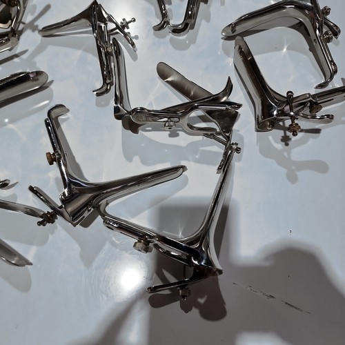 Lotto Speculum Vaginale OB/GYN TOOLS Strumento Acciaio Inox Esame Pelvico - Foto 4 di 8