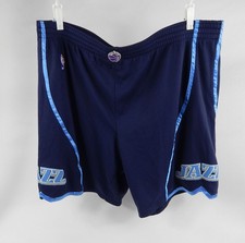 2006-10 Utah Jazz #47 Spielgebrauchte Marineblau Shorts 46 402