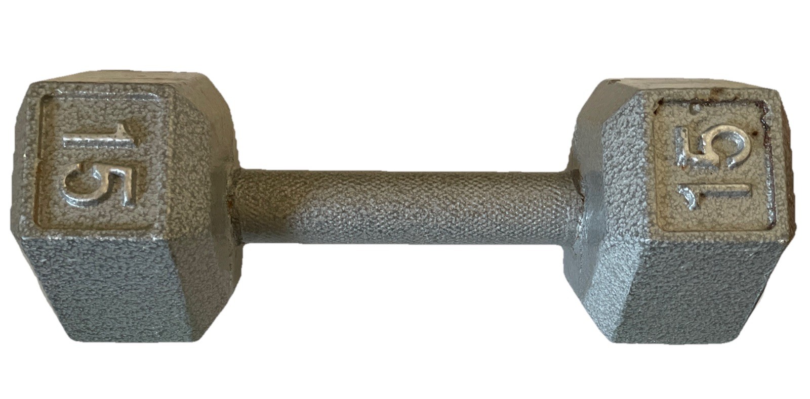 15 LB Weight Dumbbell Gray