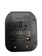 Universal Travel Adapter Worldwide Plug EU UK US AU 2 USB Port 2.4A Charger