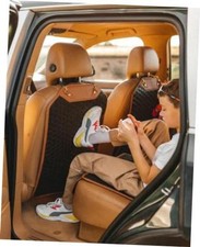 Kick Mat Back Seat Protector - Car Back Seat Cover for Kids Feet - Hexy
