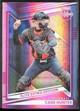 2022 Panini Elite Extra Edition #153 Cade Hunter Pink
