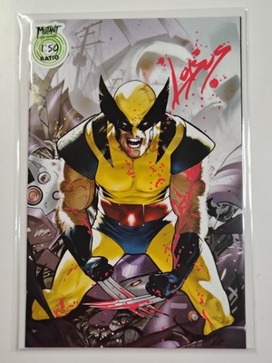Wolverine: Revenge #1 Lobos Virgin Variant 1:50 w/COA Signed Remarked