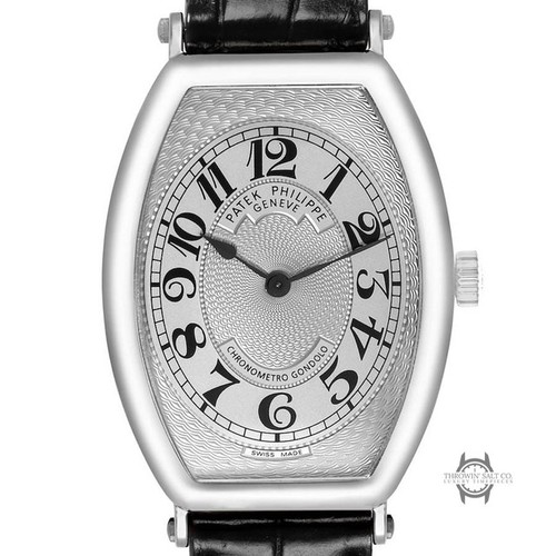 Patek Philippe Gondolo Platinum / Silvered Ref. 5098P-001