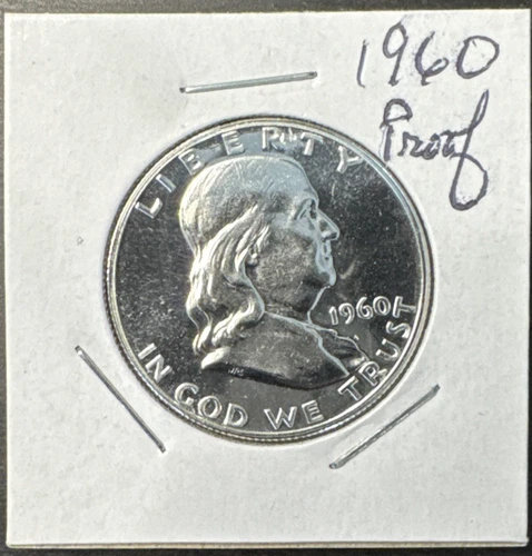 1960 Proof Franklin Half Dollar 90% Silver