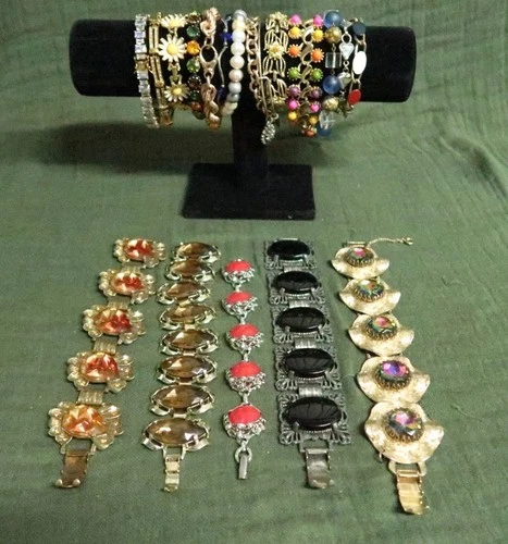 Vintage Costume Jewelry Bracelet Lot  Judy Lee