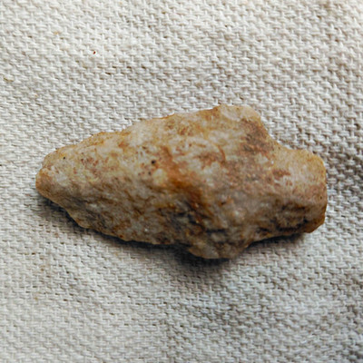 Gray Stone Arrowhead Projectile Point - Ownership History Not Available