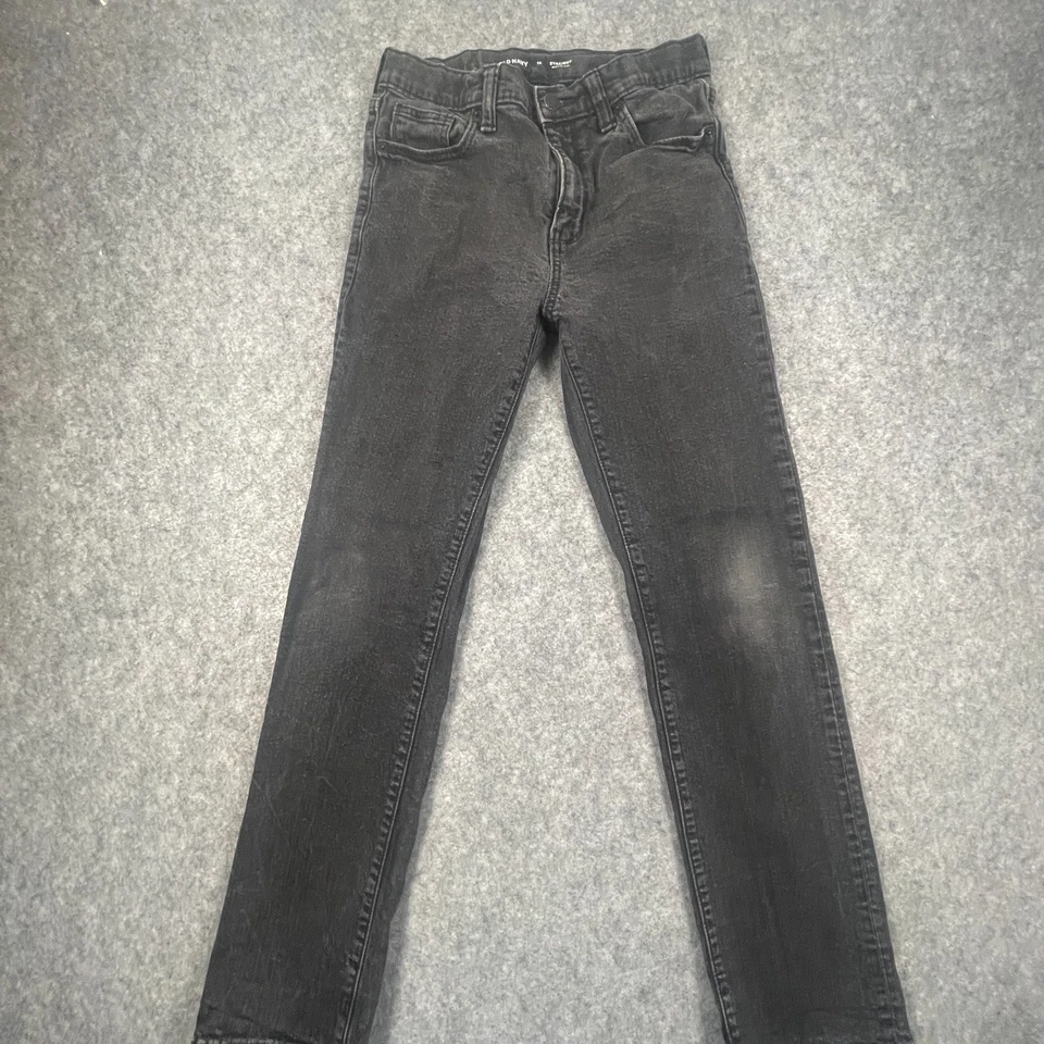 Pantalones de mezclilla para mujer Old Navy negros talla 16 rectos incorporados flexibles elásticos Foto 2 de 4