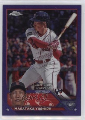 2023 Chrome Update Debut Purple Refractor 21/250 Masataka Yoshida Rookie RC k4s