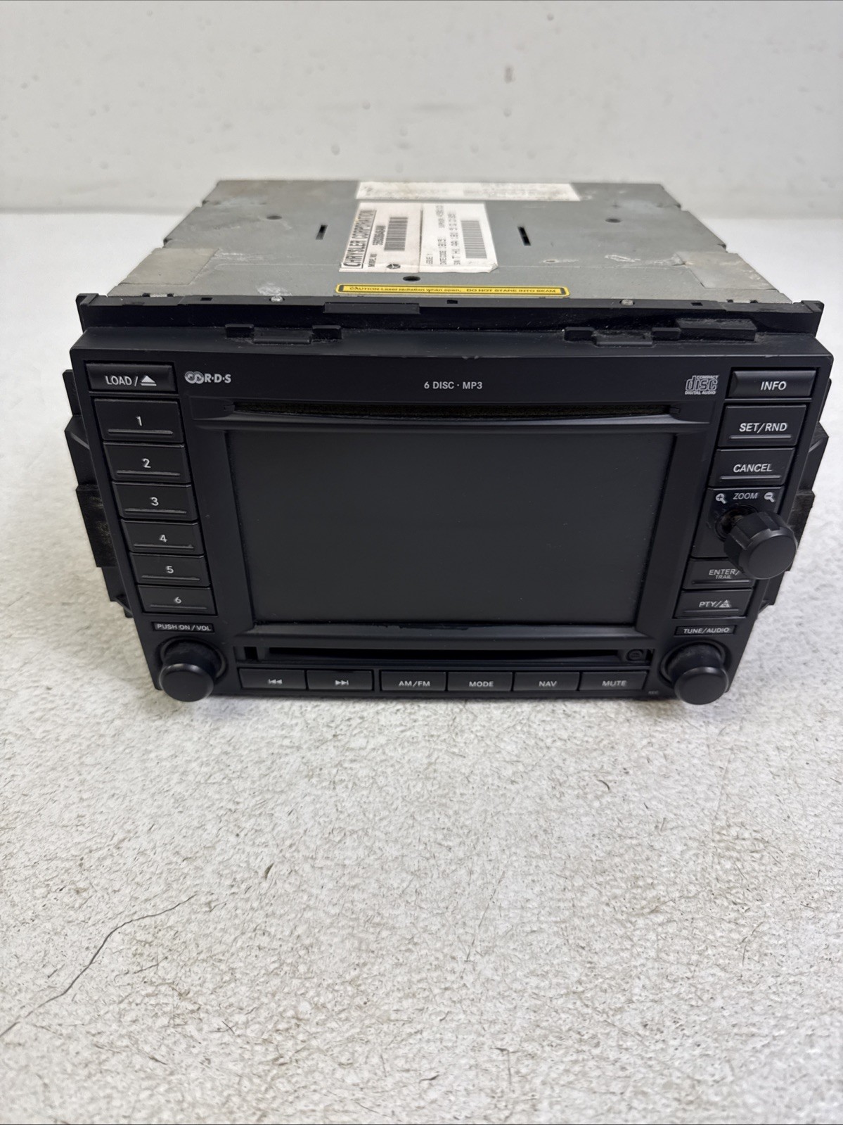 2005-2007 Chrysler/Dodge Radio 6 Disc CD Player w/Navigation