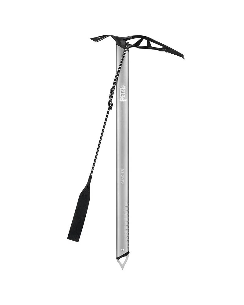 - Hacha de hielo Petzl Glacier Linkin 75 cm, gris