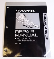 1994 Toyota Previa Van A46de A46df Automatic Transmission Repair Manual Service 1994 Toyota Previa Van A46de A46df Automatic Transmission Repair Manual Service