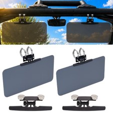 2pcs Magnetic Golf Cart  UTV Sun Visor for 1.5"-2" Roll Bars - Polarized Anti