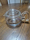 Pyrex Vintage Glass 6-Cup Tea Pot with Lid Flameware MCM 8336