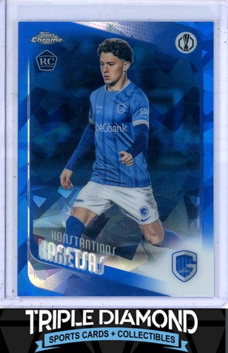 2025-26 Topps Chrome Sapphire UCC Konstantinos Karetsas Rookie RC Genk L85