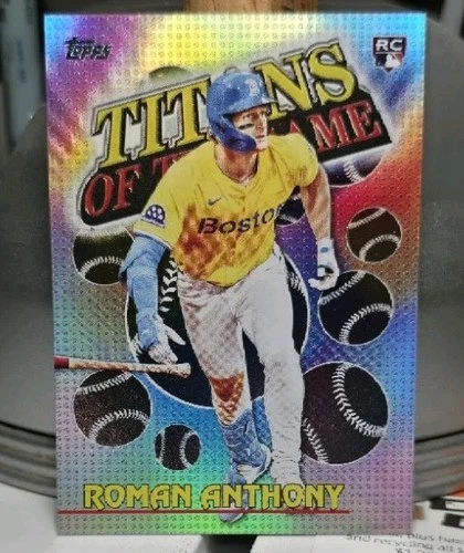 Roman Anthony 2026 Topps Titans Of The Game Insert Rookie Card